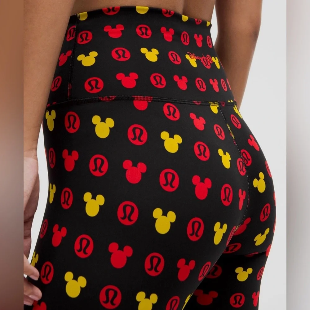 Disney X Lululemon Wunder Train High-Rise 25” length leggings nwt - Picture 5 of 10